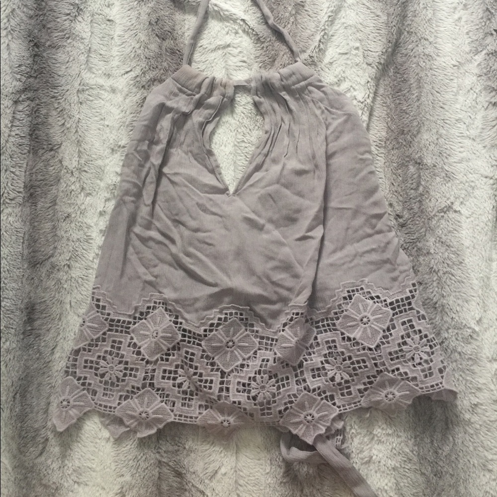 Flowy Backless Halter